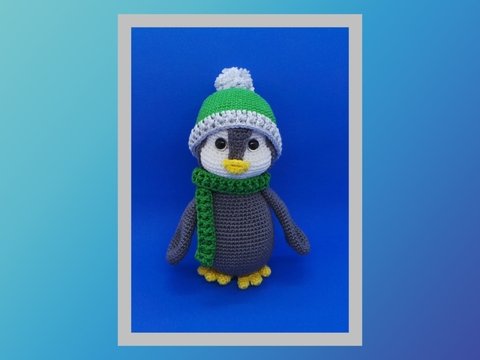 Häkelanleitung Pinguin Pino