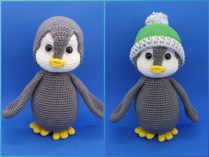 Häkelanleitung Pinguin Pino