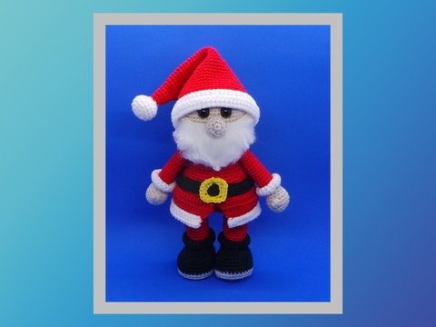 Häkelanleitung Weihnachtsmann