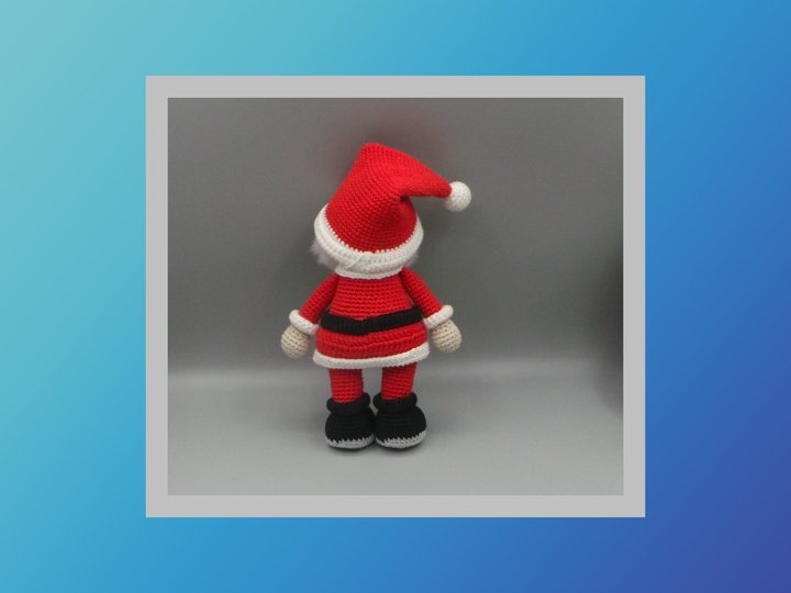 Häkelanleitung Weihnachtsmann