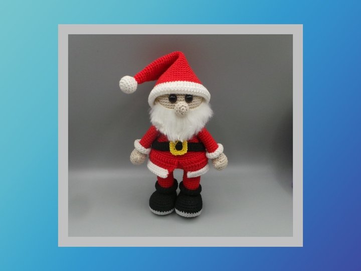 Häkelanleitung Weihnachtsmann