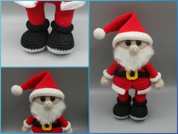 Häkelanleitung Weihnachtsmann