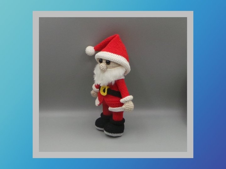 Häkelanleitung Weihnachtsmann