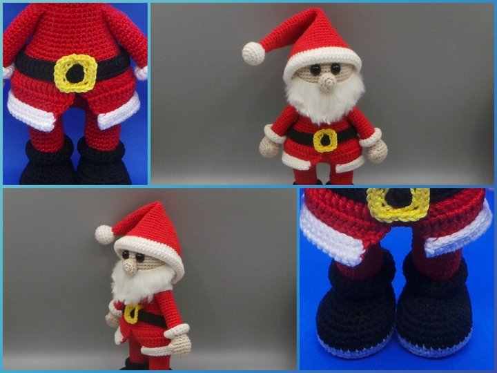 Häkelanleitung Weihnachtsmann