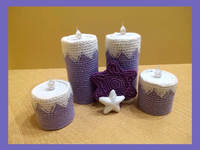 Häkelanleitung / Amigurumi / Adventsgesteck Mond