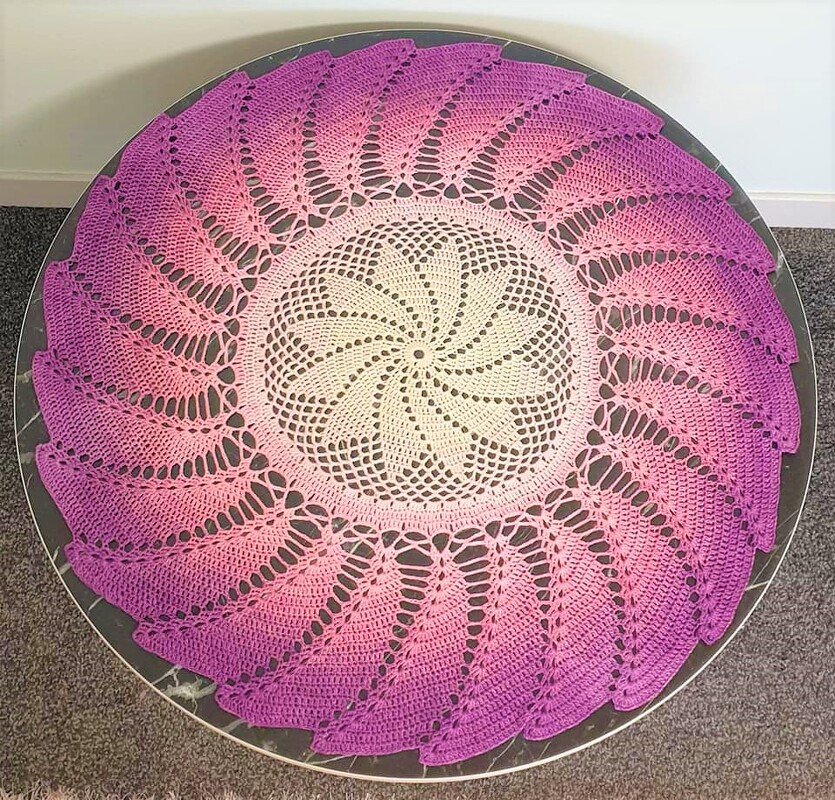 Anleitung Sternendeckchen "Calypso"