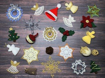 Crochet Pattern Christmas Decoration I