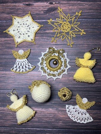 Crochet Pattern Christmas Decoration I