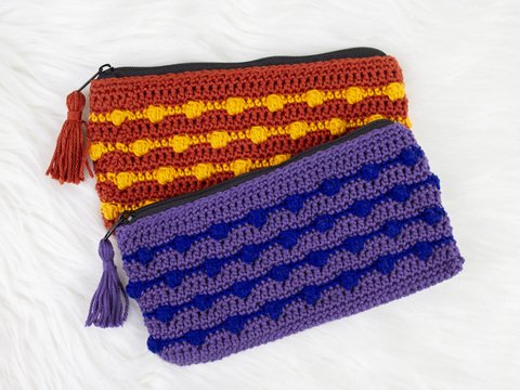 Mäppchen Bubble - Häkelanleitung von CaroKunterbunt