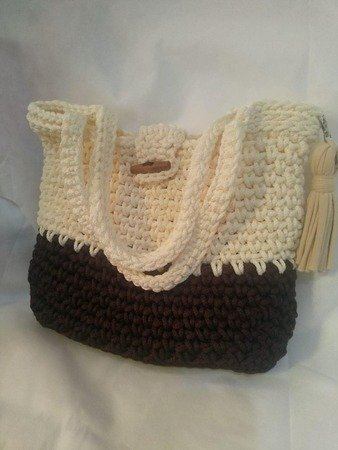 Crochet tote bag Easy pattern