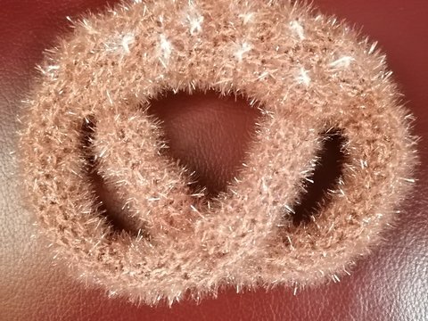 Anleitung Spülschwamm Brezel