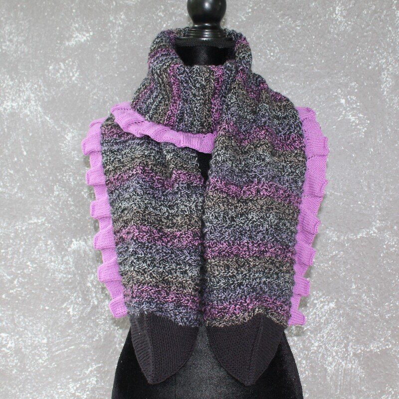 Anleitung Rüschenschal - Bild 3