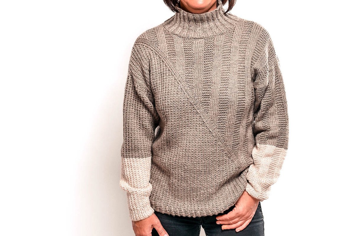 Chelsea - Pullover im Rippenmuster-Mix