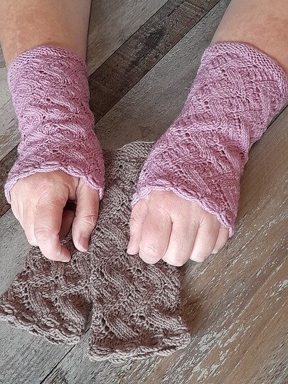 Strickanleitung - Armstulpen/Pulswärmer "Winter Dream"