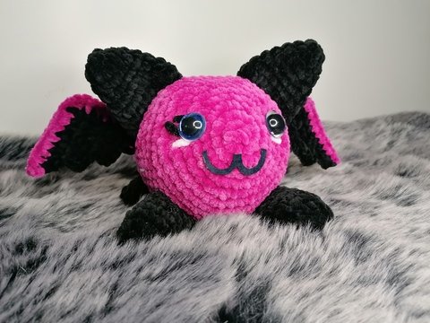 Fledermauskatze / Kugelkatze Häkelanleitung