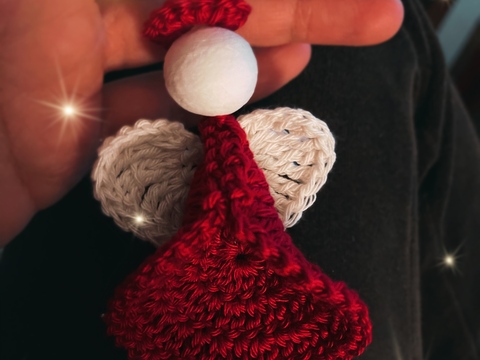 Gehäkelter Engel - klein, fein und schnell gefertigt