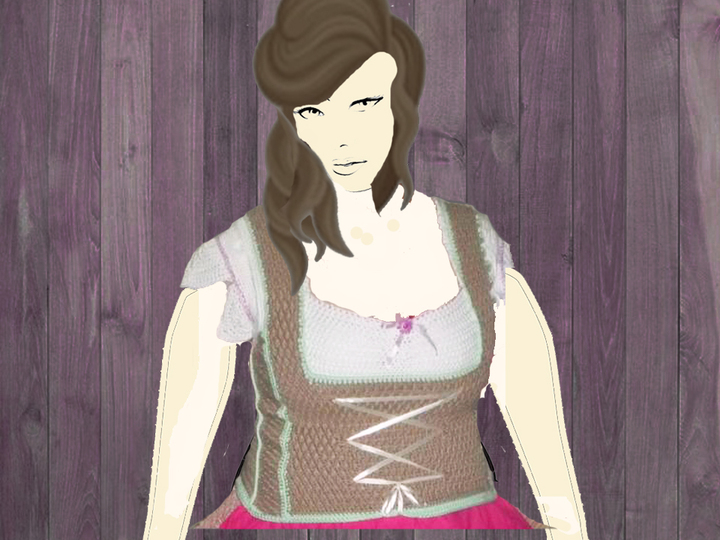 Dirndl Kleid Häkelanleitung