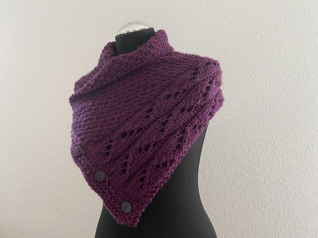 Strickanleitung - Kragenschal "Chaleureux" - Bild 2