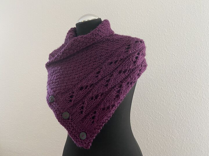 Strickanleitung - Kragenschal "Chaleureux"