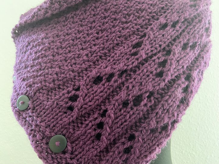 Strickanleitung - Kragenschal "Chaleureux"