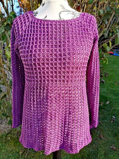 Winter Friendship - Pulli/Tunika/Kleid häkeln im RVO für alle Damengrößen