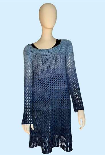 Winter Friendship - Pulli/Tunika/Kleid häkeln im RVO für alle Damengrößen