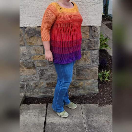 Winter Friendship - Pulli/Tunika/Kleid häkeln im RVO für alle Damengrößen