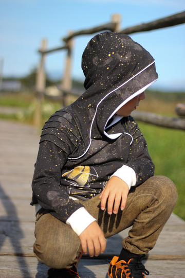 lovely hoodie 50-158 Kapuzenpullover Schnittmuster Pulli Kinderschnitt