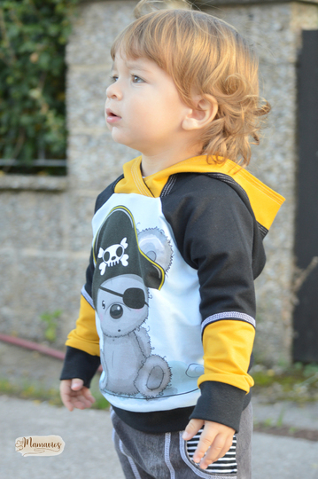 lovely hoodie 50-158 Kapuzenpullover Schnittmuster Pulli Kinderschnitt