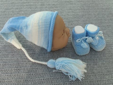 Strickanleitung Babyset Gr. 50 2-teilig