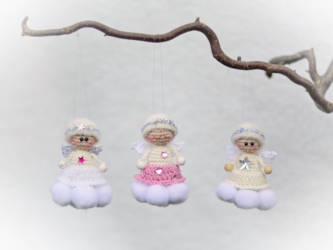 kleiner Engel auf Wolke Schutzengel Mobile