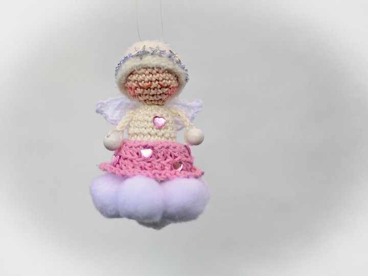 kleiner Engel auf Wolke Schutzengel Mobile