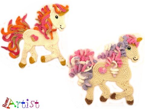 Applikation Crochet Pattern Unicorn 5
