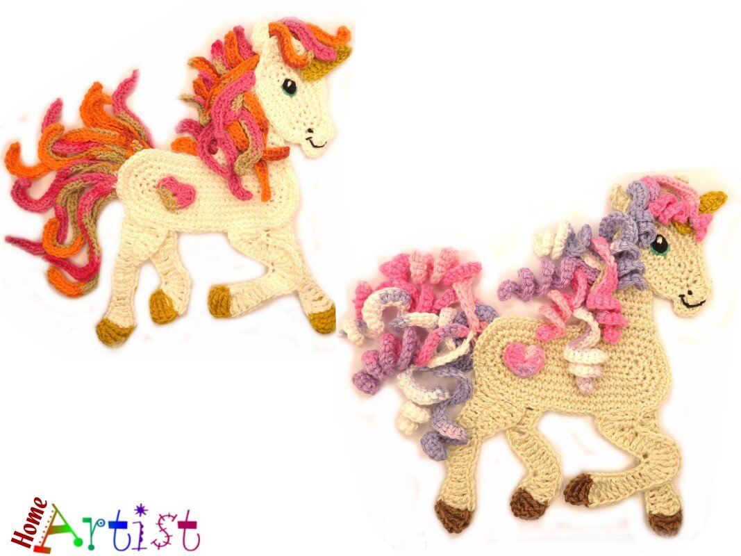 Applikation Crochet Pattern Unicorn 5 - Image 2