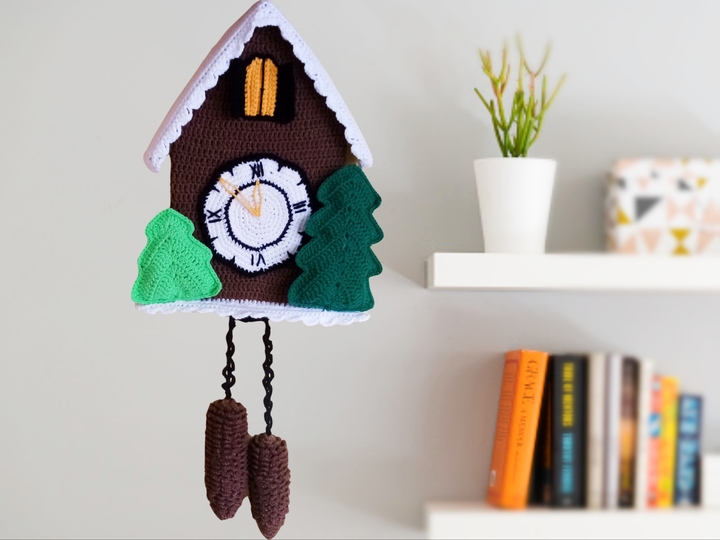 Kuckucksuhr. Häkelanleitung