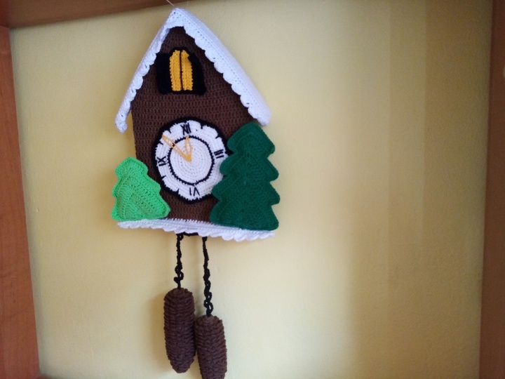 Kuckucksuhr. Häkelanleitung