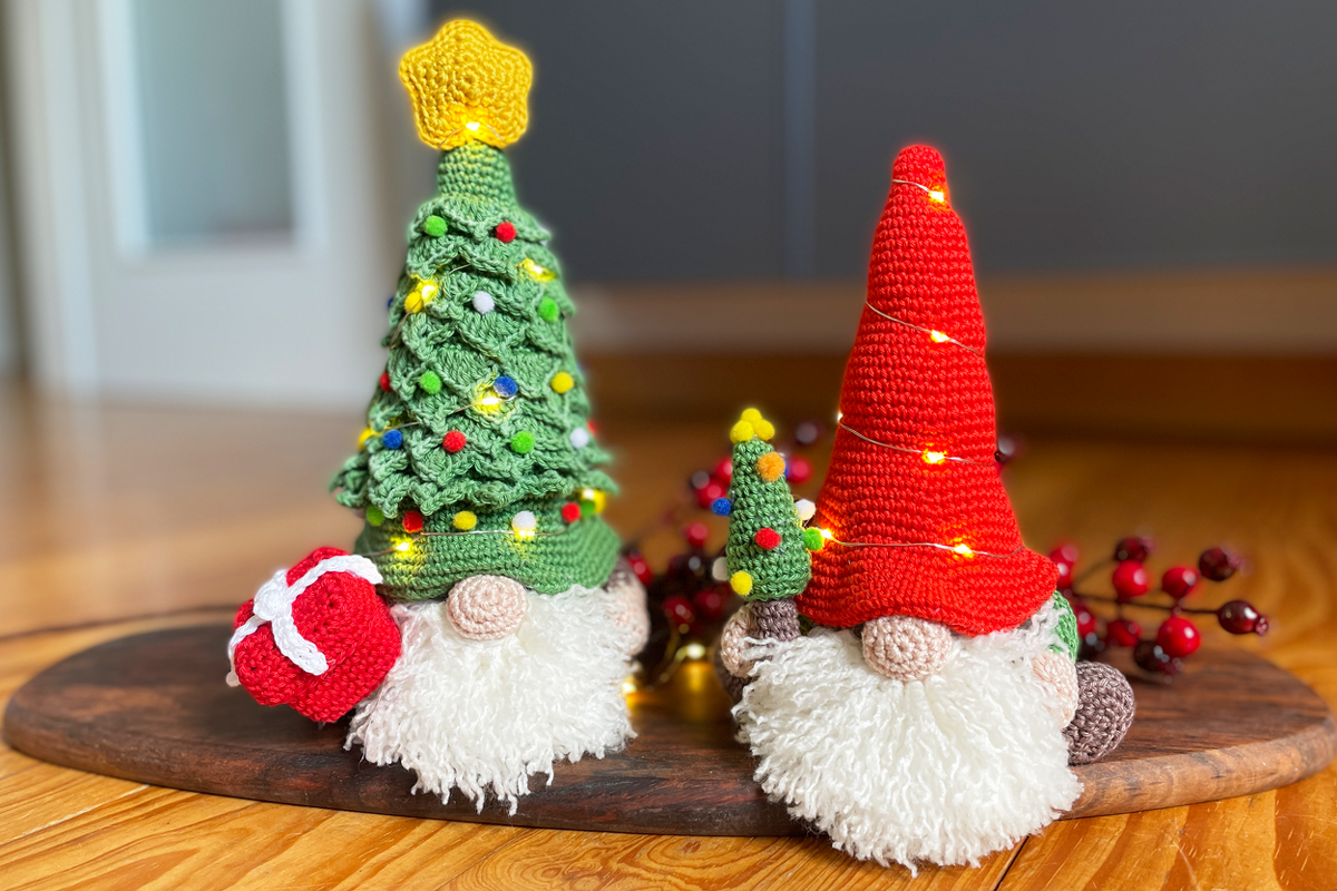 Gnome Weihnachtsedition Häkelanleitung Amigurumi
