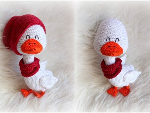 Grinse(weihnachts)gans von LaCritza