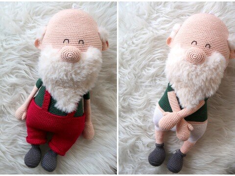 Grinse-Weihnachtsmann (groß) von LaCritza