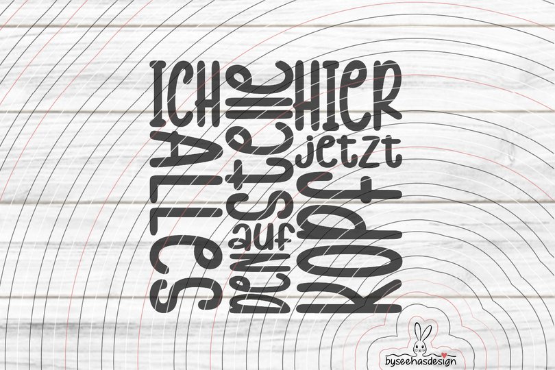 Auf den Kopf Plotterdatei SVG DXF