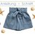 Schnittmuster + Anleitung Paperbag-Shorts Gr. 74 bis 140