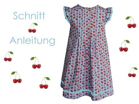 Schnittmuster + Nähanleitung Kleid Greta Gr. 68 - 128