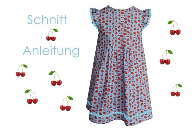 Schöne Mädchen Kleid Kurzarm Sommer Kleid Mini Kleid 86-116 