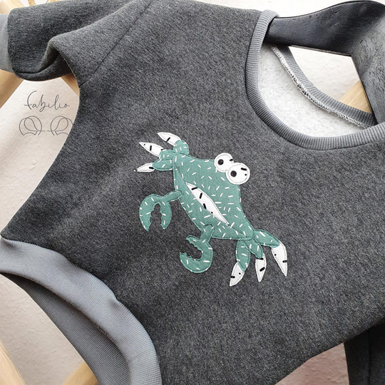 Vorlage Applikation Mr Krabbe