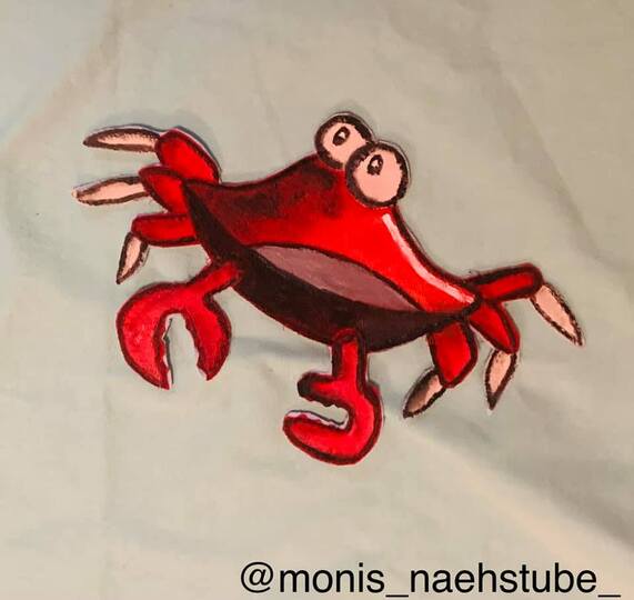 Vorlage Applikation Mr Krabbe