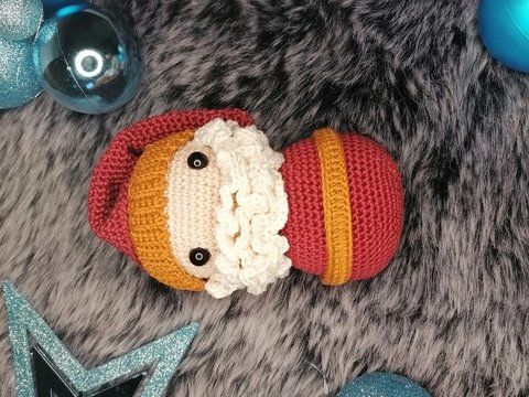 Weihnachtsmann/Nikolaus Häkelanleitung