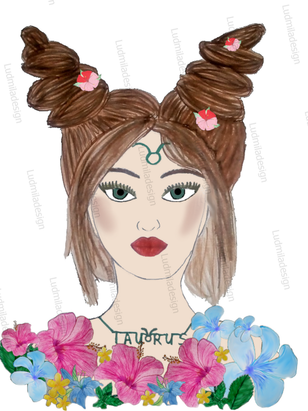 digital image file Zodiac taurus
