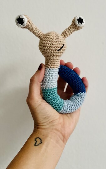 Häkelanleitung Schnecke Slaki