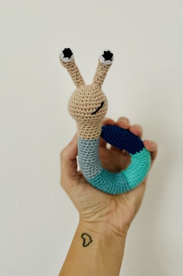 Häkelanleitung Schnecke Slaki