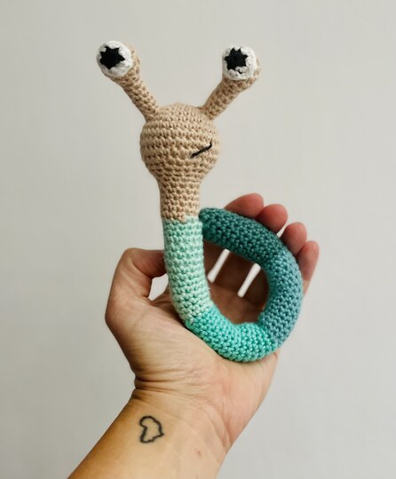 Häkelanleitung Schnecke Slaki